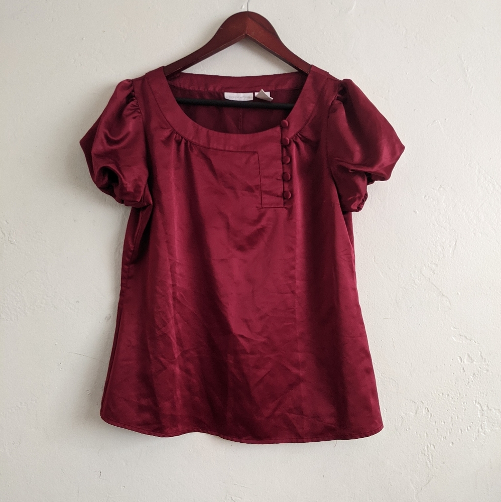 silky blouse
